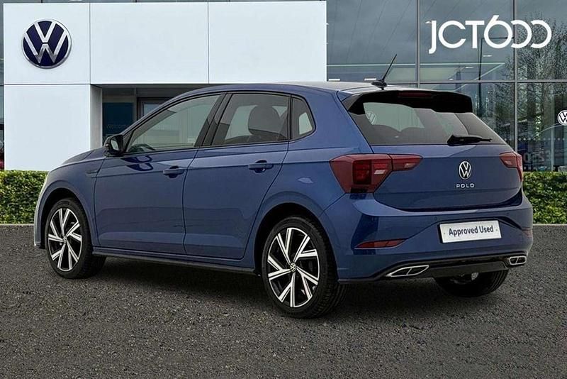 Used VW Polo R-line 95 HP (69 kW) 2023 Blue Hatchback