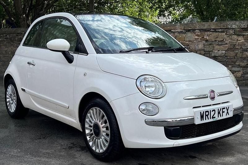 White Used 2012 Fiat 500 Lounge Hatchback | £1,995 (Super price) - Image 1/1
