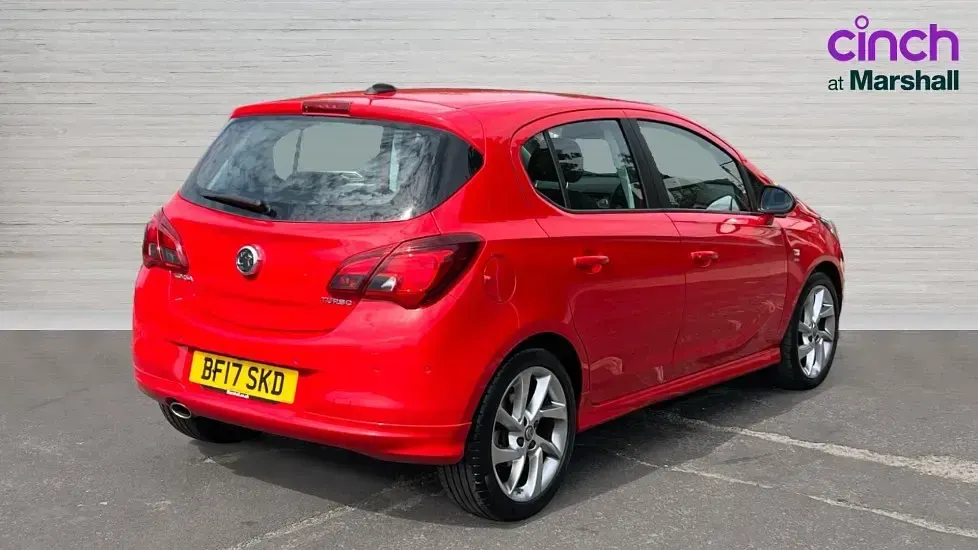 Used Vauxhall Corsa SRi 100 HP (73 kW) 2017 Red Hatchback