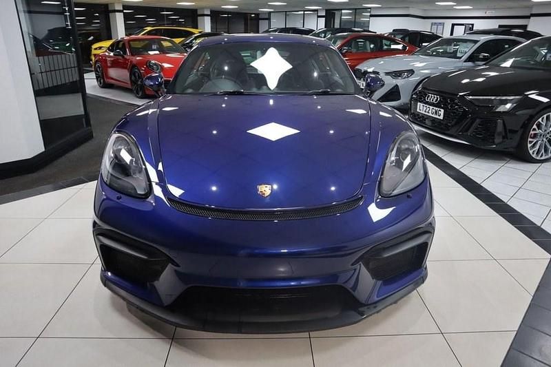 Used Porsche 718 Cayman 420 HP (308 kW) 2021 Blue Coupe