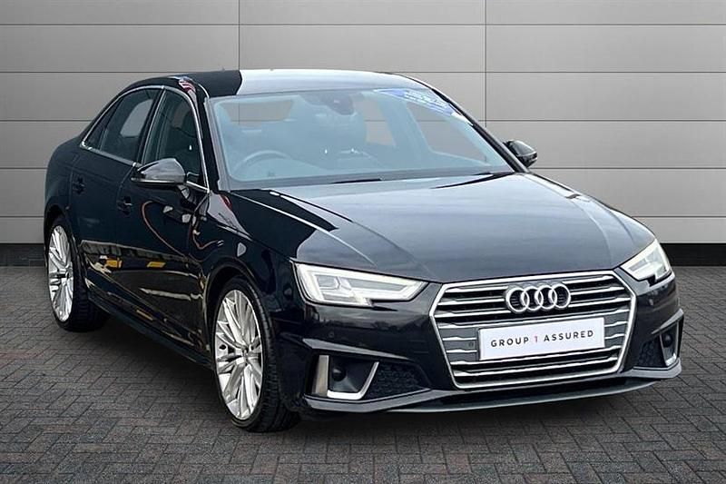 Used Audi A4 S-Line 190 HP (139 kW) 2019 Mythos black Sedan