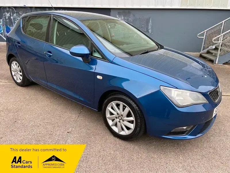 Used Seat Ibiza SE 85 HP (62 kW) 2013 Blue Hatchback