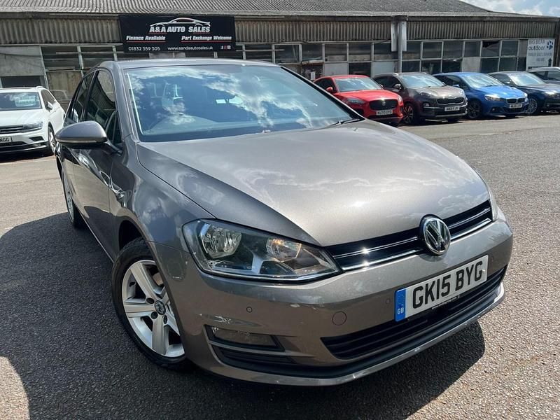 Grey Used 2015 VW Golf VII Match Hatchback | £6,395 (Good price) - Image 1/4