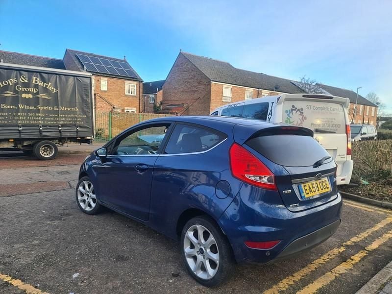Used Ford Fiesta Zetec 2008 Blue Hatchback