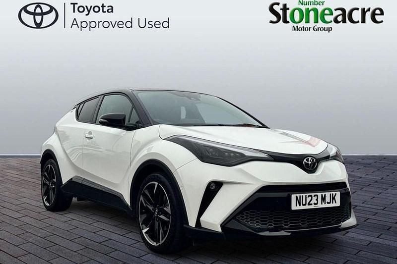 White/black Used 2023 Toyota C-HR Sport SUV | £20,500 (Fair price) - Image 1/1