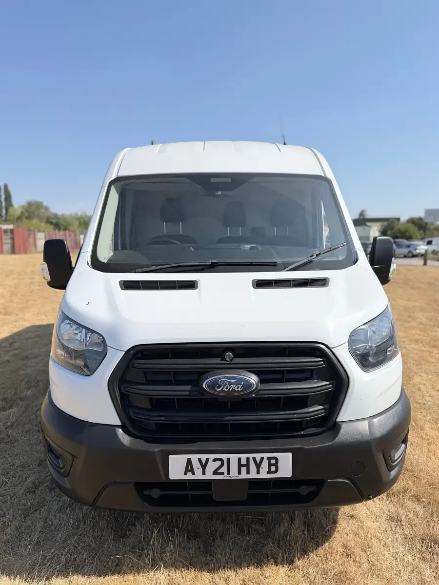 Used Ford Transit 130 HP (95 kW) 2021 White Van