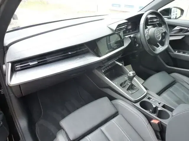 Used Audi A3 S-Line 116 HP (85 kW) 2021 Black Sedan