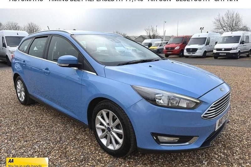 Used Ford Focus Titanium 125 HP (91 kW) 2017 Blue Estate