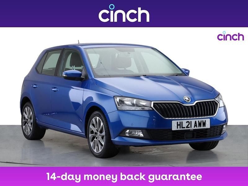 Blue Used 2021 Skoda Fabia SE Drive Hatchback | £12,699 (Fair price) - Image 1/3