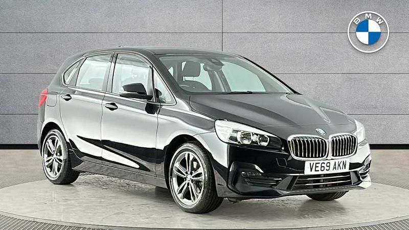 Black Used 2019 BMW 218 Active Tourer Sport Line MPV | £9,950 (Fair price) - Image 1/3