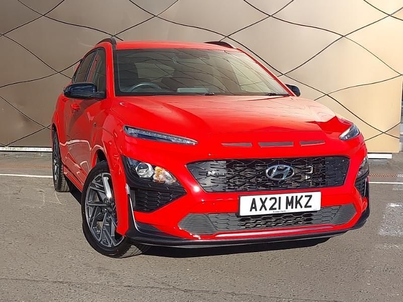 Red Used 2021 Hyundai Kona N Line SUV | £11,998 (Expensive) - Image 1/4