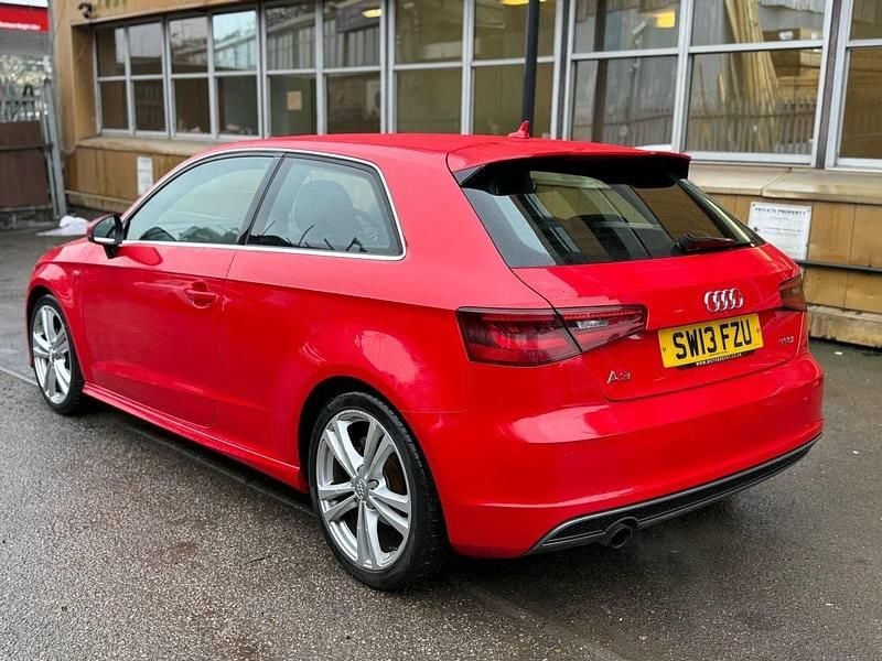 Used Audi A3 S-Line 2013 Red Hatchback