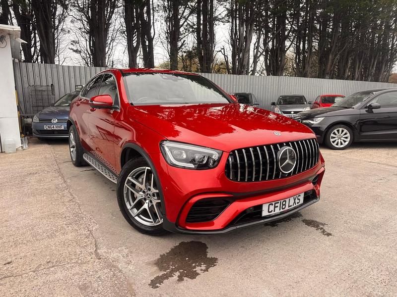 Used Mercedes GLC220 AMG line 2018 Red Coupe
