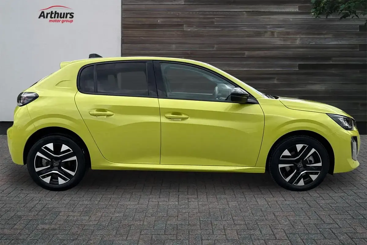 New Peugeot 208 Allure 2026 Yellow Hatchback
