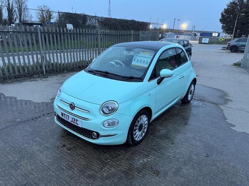 Used Fiat 500 Lounge 69 HP (50 kW) 2017 Green Hatchback