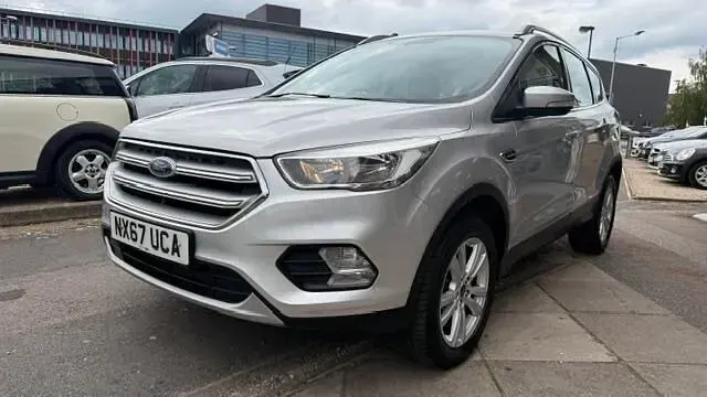 Used Ford Kuga Zetec 120 HP (88 kW) 2017 Moondust silver metallic SUV