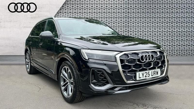 Black Used 2025 Audi Q7 S-Line SUV | £54,999 (Expensive) - Image 1/4