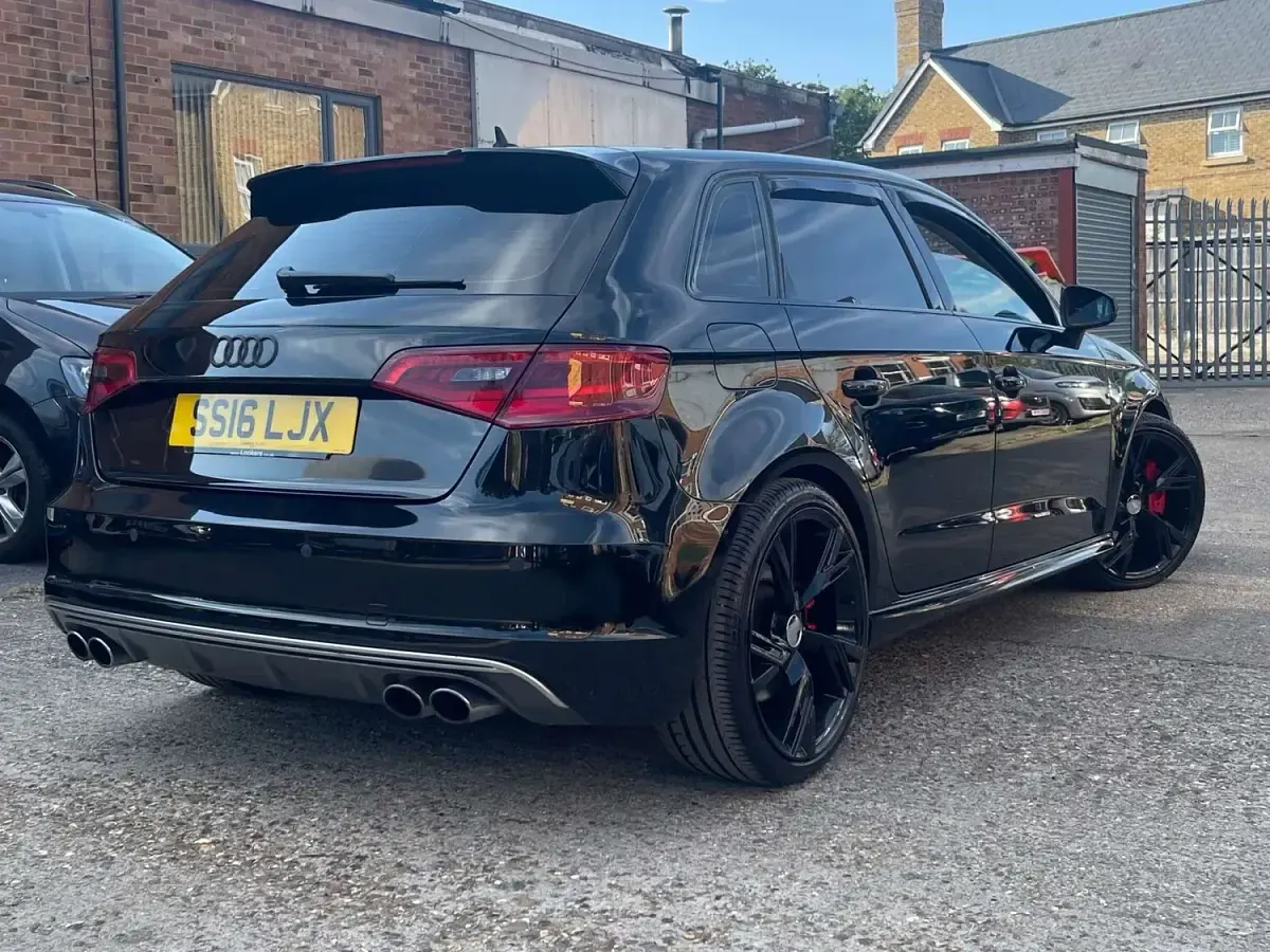 Used Audi S3 Sportback Advanced 300 HP (220 kW) 2016 Black Hatchback