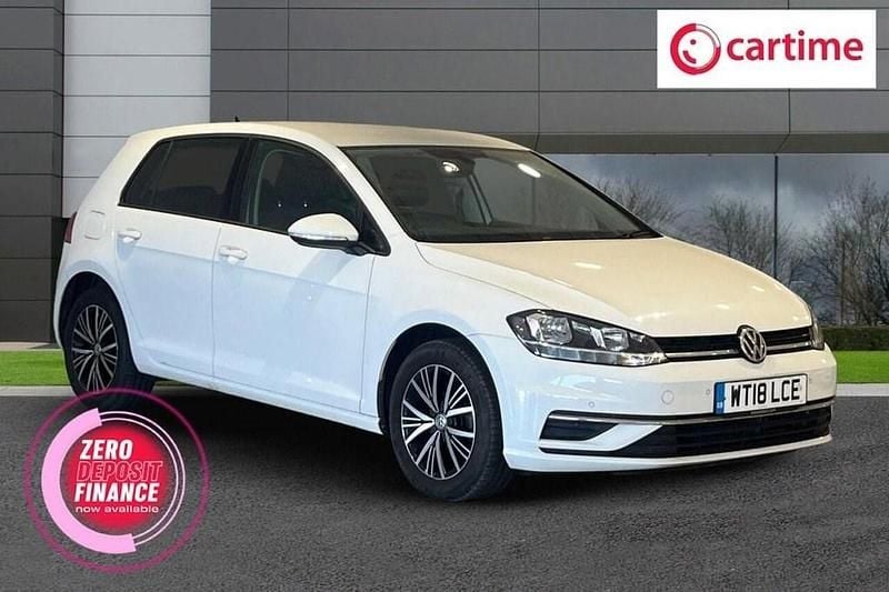 White Used 2018 VW Golf VII SE Hatchback | £13,750 (Fair price) - Image 1/4