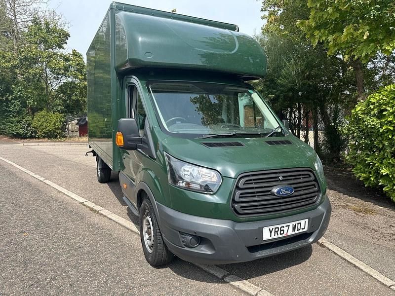 Used Ford Transit S 130 HP (95 kW) 2017 Green Cabriolet