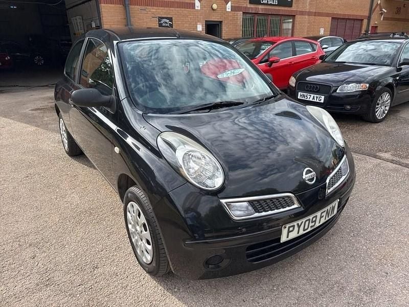Black Used 2009 Nissan Micra Visia Hatchback | £1,595 (Fair price) - Image 1/4