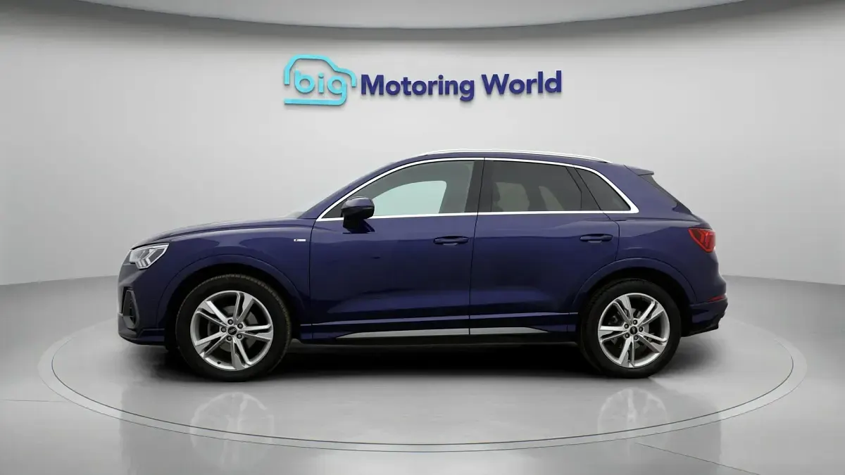 Begagnad Audi Q3 S-Line 148 HK (108 kW) 2021 Blå SUV