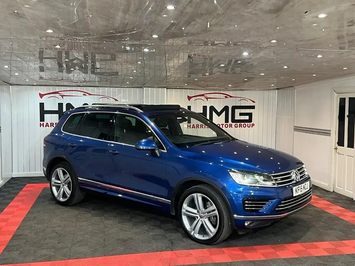 Used VW Touareg R-line 2015 Blue SUV