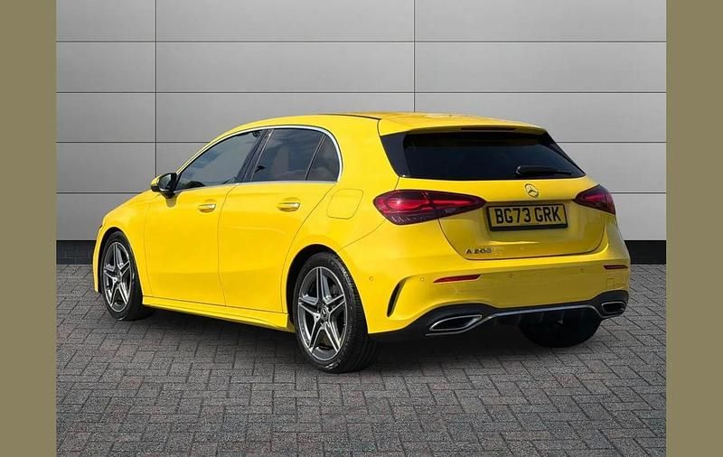 Used Mercedes A200 Executive 161 HP (118 kW) 2023 Yellow Hatchback