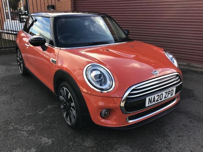 Used Mini Cooper Exclusive 2020 Orange Hatchback