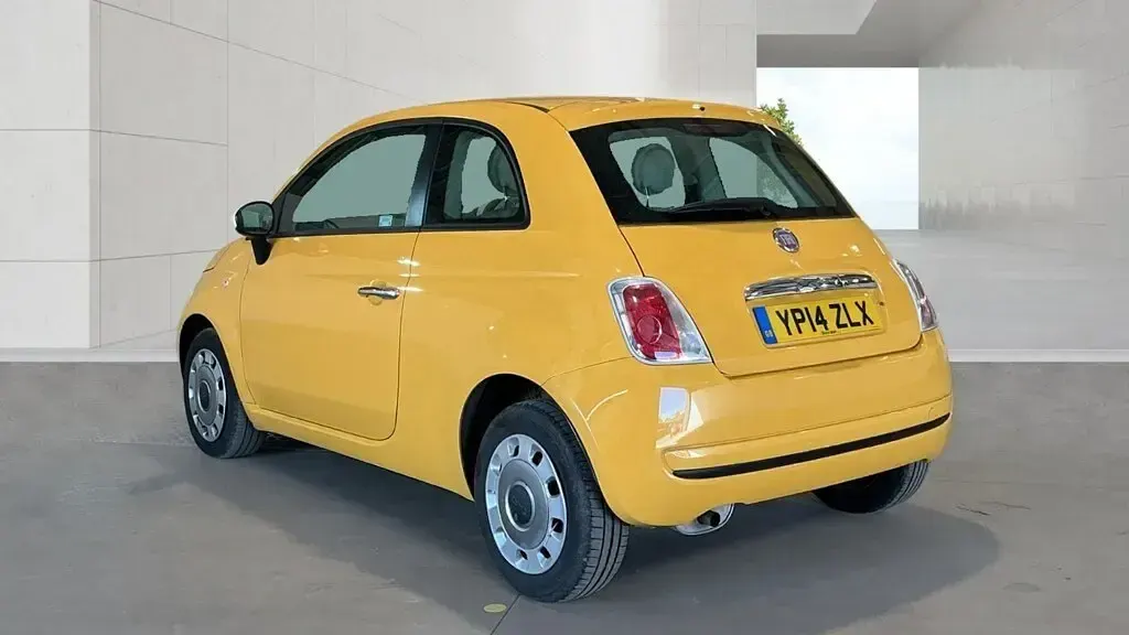 Used Fiat 500 69 HP (50 kW) 2014 Yellow Hatchback