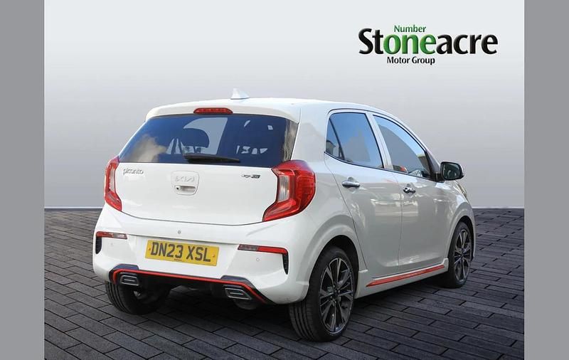 Used Kia Picanto GT-Line S 99 HP (72 kW) 2023 White Hatchback