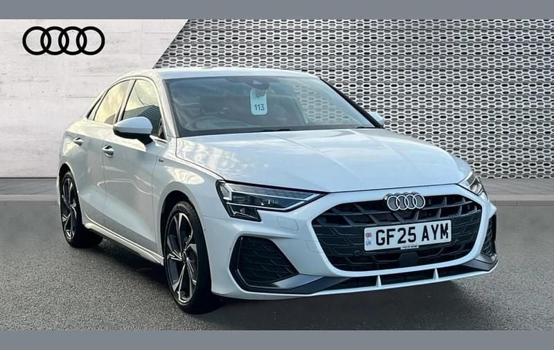 Used Audi A3 S-Line 147 HP (108 kW) 2025 White Sedan