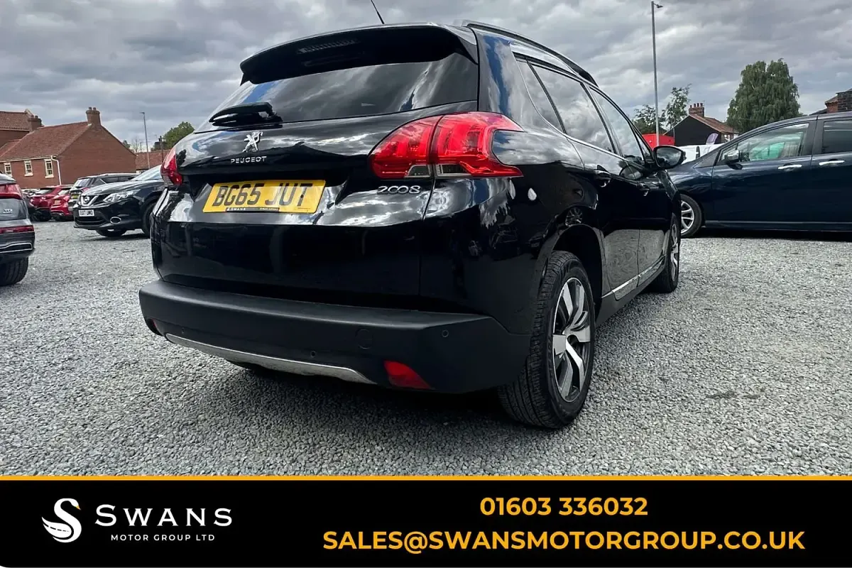 Used Peugeot 2008 Allure 100 HP (73 kW) 2015 Black SUV
