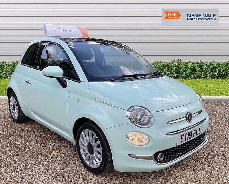 Used Fiat 500 Lounge 69 HP (50 kW) 2019 Green Hatchback