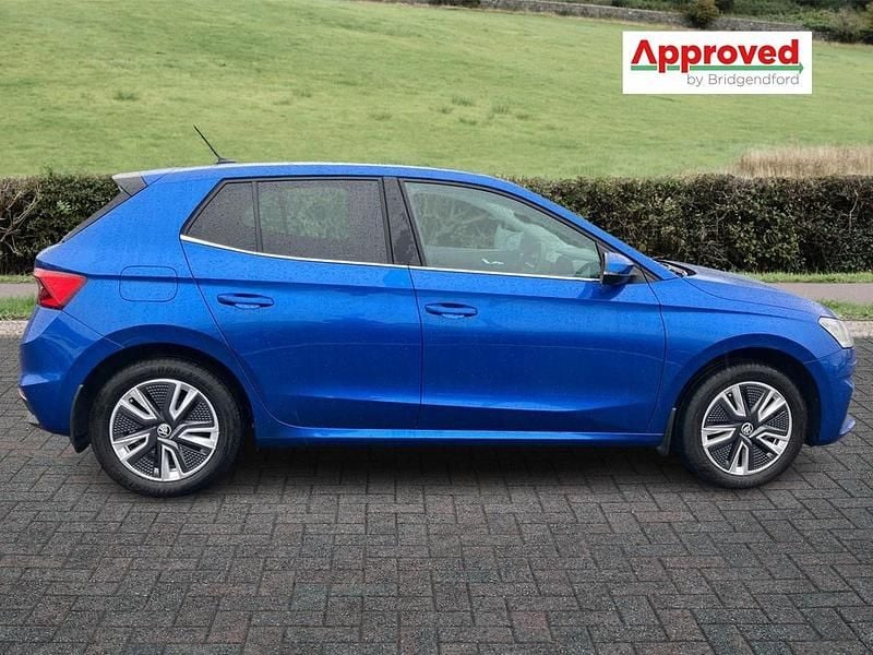 Used Skoda Fabia SE L 2022 Blue Hatchback
