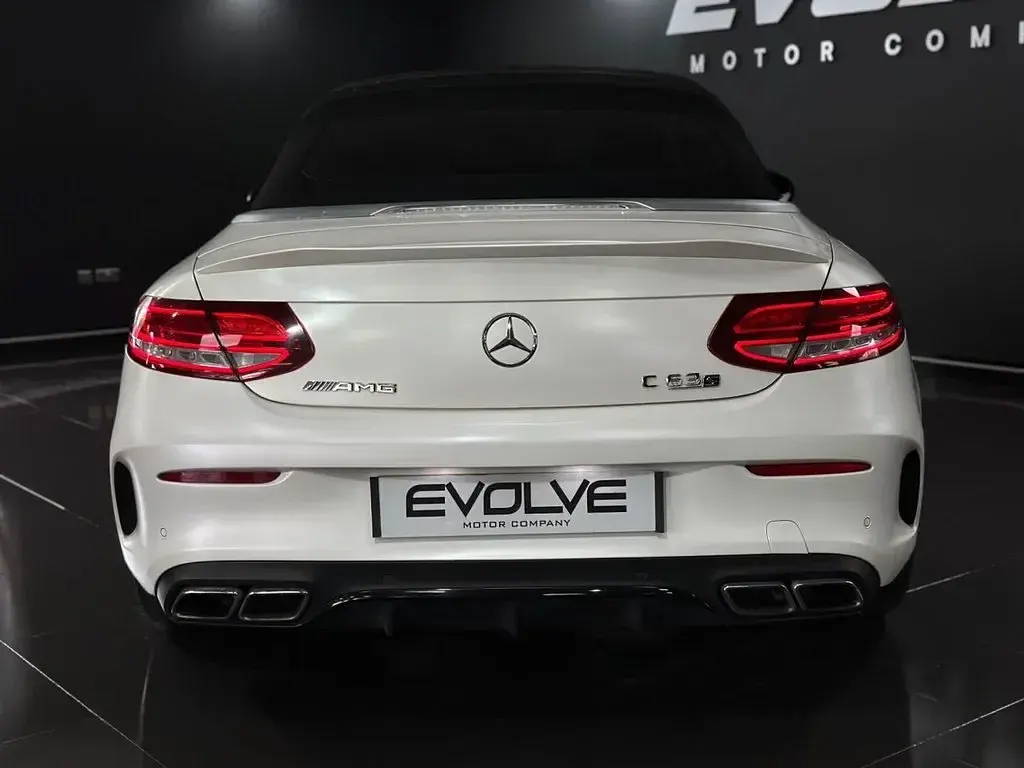 Used Mercedes C63 AMG Premium 2017 White Cabriolet