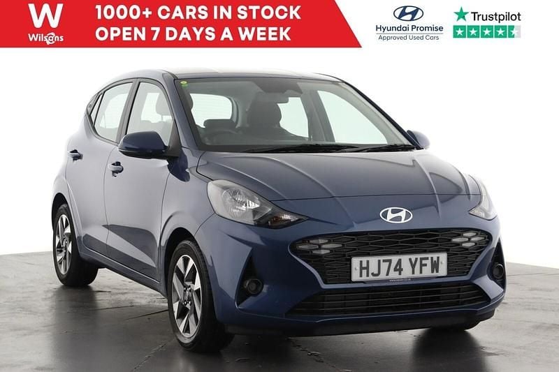 Blue Used 2024 Hyundai i10 Advanced Hatchback | £15,095 (Fair price) - Image 1/3