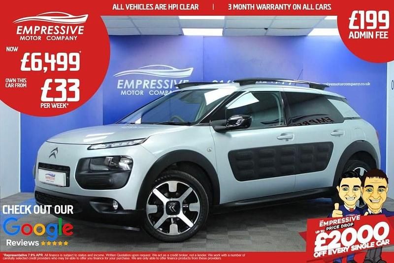 Silver Used 2016 Citroën C4 Cactus Flair Hatchback | £6,499 (A bit pricey) - Image 1/4