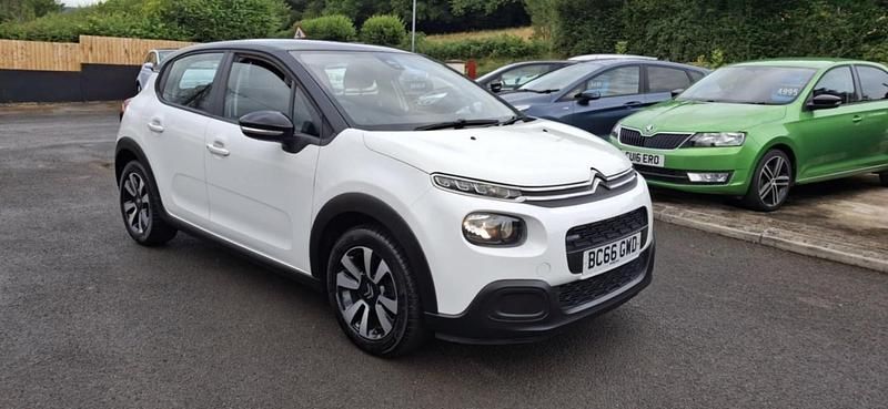 White Used 2017 Citroën C3 Feel Hatchback | £5,395 (Fair price) - Image 1/2