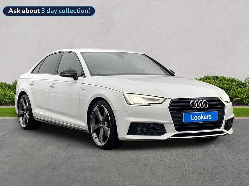 Used Audi A4 Black Edition 190 HP (139 kW) 2018 White Sedan