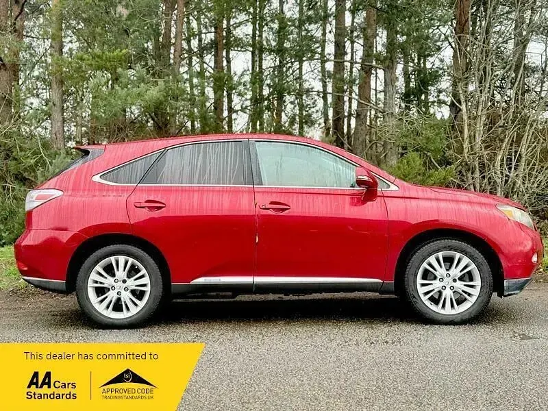 Used Lexus RX450h 2011 Red SUV