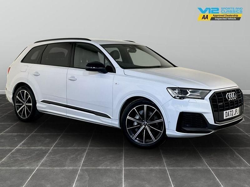 White Used 2022 Audi Q7 Black Edition SUV | £41,295 (Super price) - Image 1/2
