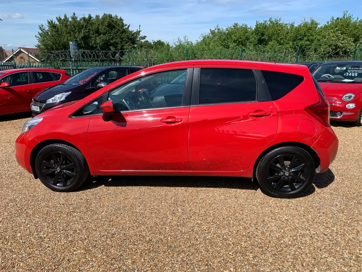 Used Nissan Note Acenta Premium 98 HP (72 kW) 2014 Red Hatchback