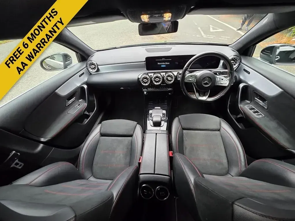 Used Mercedes A190 AMG line 2019 Black Hatchback
