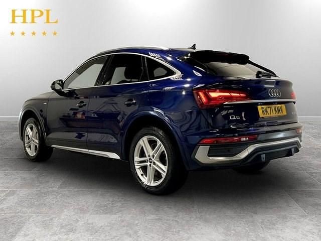 Begagnad Audi Q5 Sportback S-Line 2021 Blå SUV