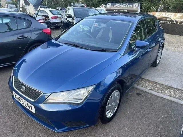 Used Seat Leon 110 HP (80 kW) 2013 Blue Hatchback