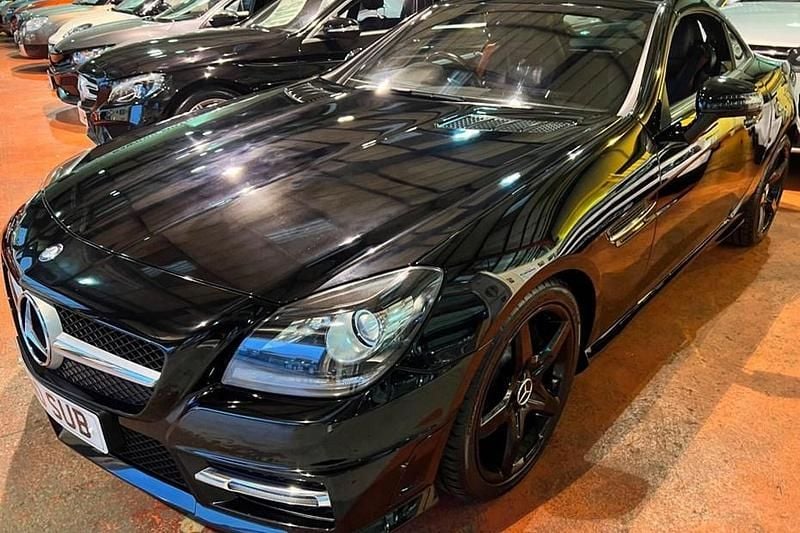 Black Used 2013 Mercedes SLK250 AMG Cabriolet | £8,695 (Fair price) - Image 1/1