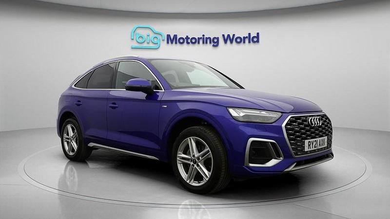 Used Audi Q5 Sportback S-Line 265 HP (194 kW) 2021 Blue SUV
