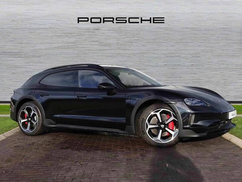 Jet black metallic New 2024 Porsche Taycan 4S Cross Turismo Sedan | £109,000 (A bit pricey) - Image 1/4