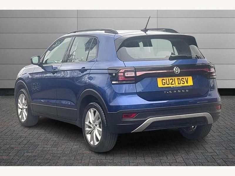 Used VW T-Cross SE 115 HP (84 kW) 2021 Blue SUV